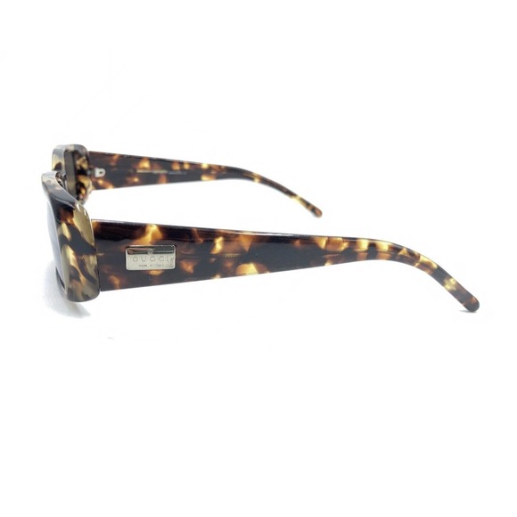Gucci GG2450/S 4TM Tortoise Brown Rectangle Sunglasses Gray Lens 52-17 140 Italy - Picture 7 of 12